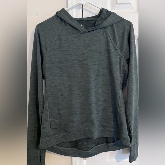 Apana Heathered Gray Performance Hoodie - Picture 1 of 5